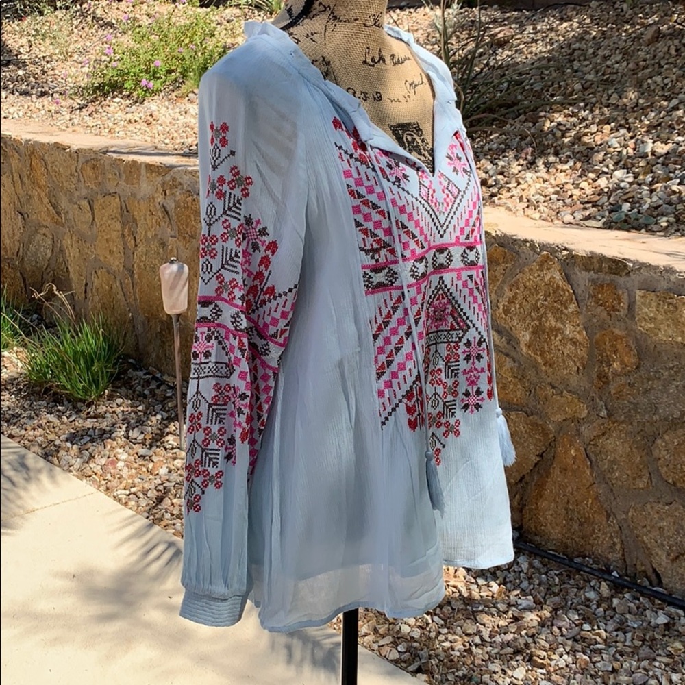 Sundance Catalog Embroidered Tunic - Picture 2 of 7